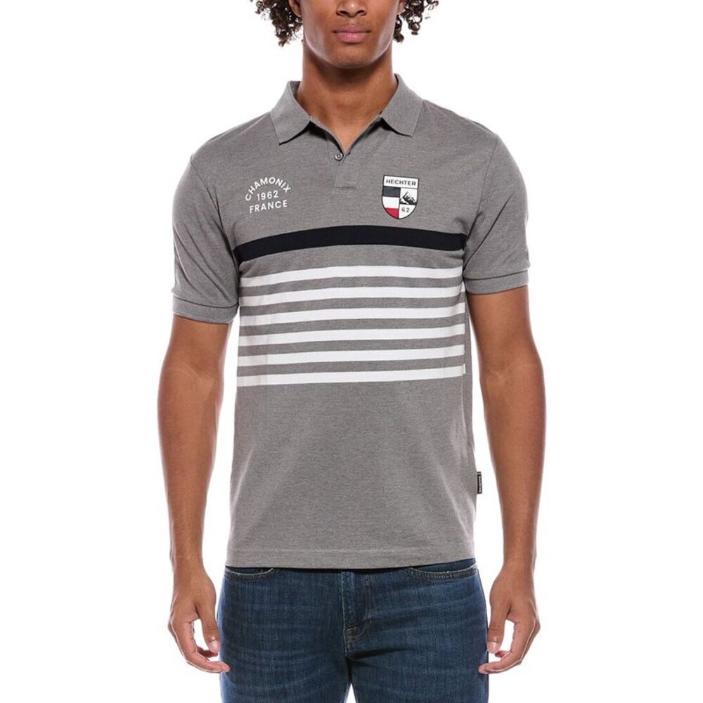 Hechter Mens  Polo Shirt, Grey